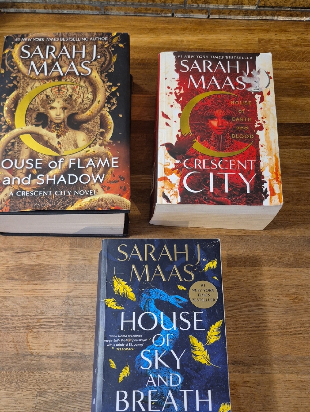 Sarah J. Maas Crescent City & House of Sky and Breath - Set of 3